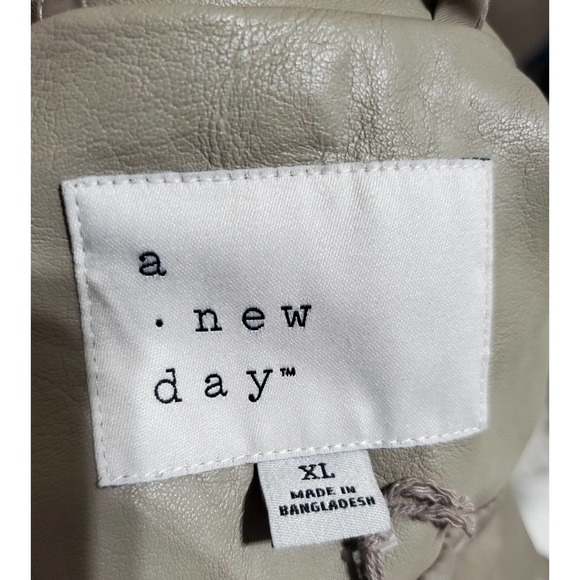 Anorak Faux Leather Jacket-XL - Picture 8 of 8